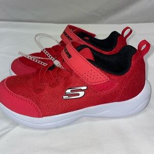 Skechers Kids Vibrant Red Sneakers